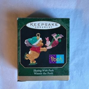 Hallmark Keepsake Ornament. Skating with Pooh.